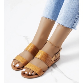 Braune Damensandalen von Chinn 1