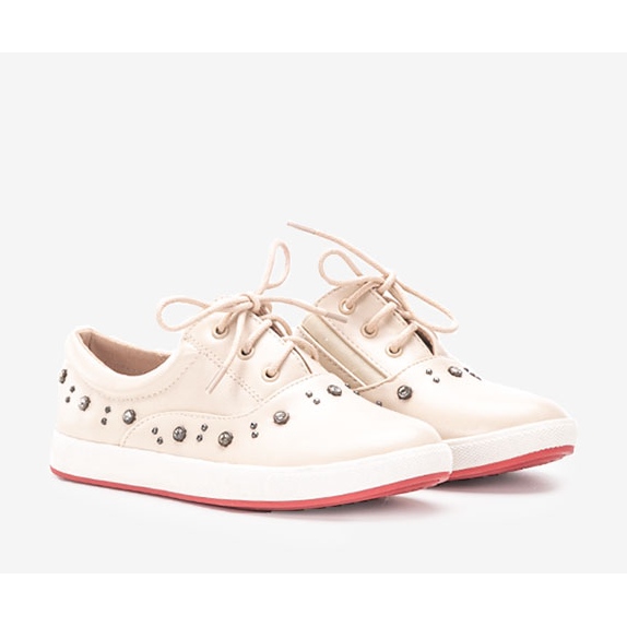 BM Beige Turnschuhe für Kinder von Rinna 1