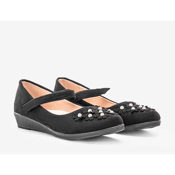 BM Schwarze Kinderballerinas von Holanti 1