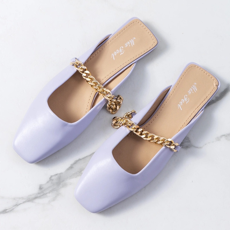 Lila elegante Hausschuhe von Baras 1