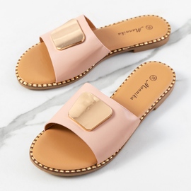 Rosa Synan Damenhausschuhe 1