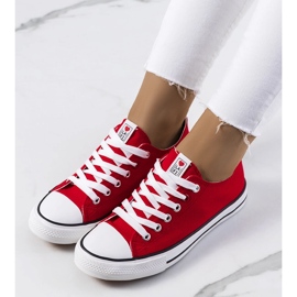 Klassisch roter Damen-Sneaker von Kolind 1