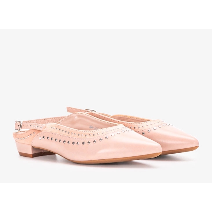 Damen Ballerinas in Rosa von Louin 1