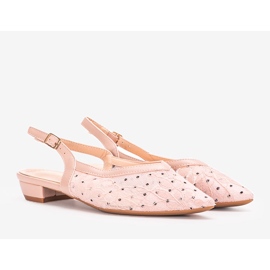 Ballerinas aus rosa Spitze von Marlioz 1