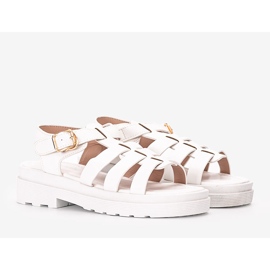 Bradams weiße Damensandalen 1