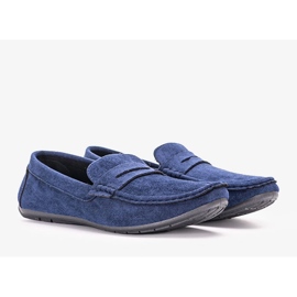 Marineblaue Herren-Slipper von Gradasso 1