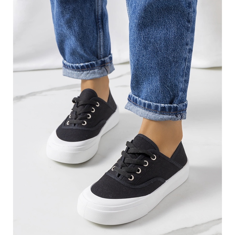 Schwarze Damen-Sneaker „Jesperse“. 1