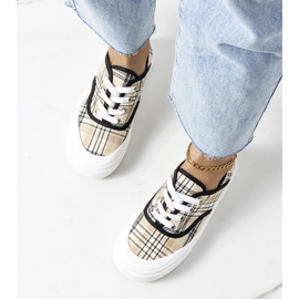 Beige Jesperse-Turnschuhe 1