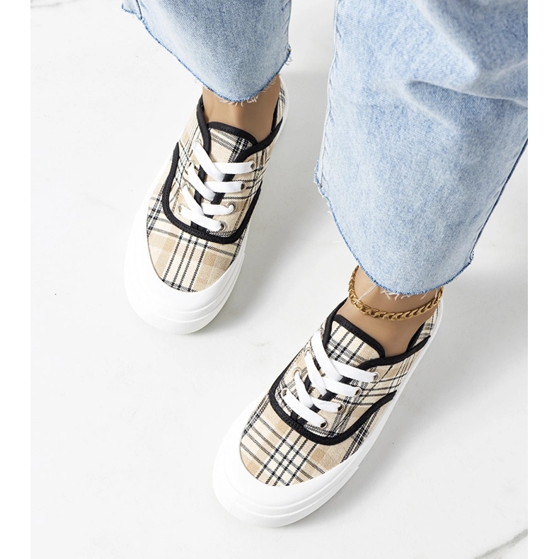 Beige Jesperse-Turnschuhe 1