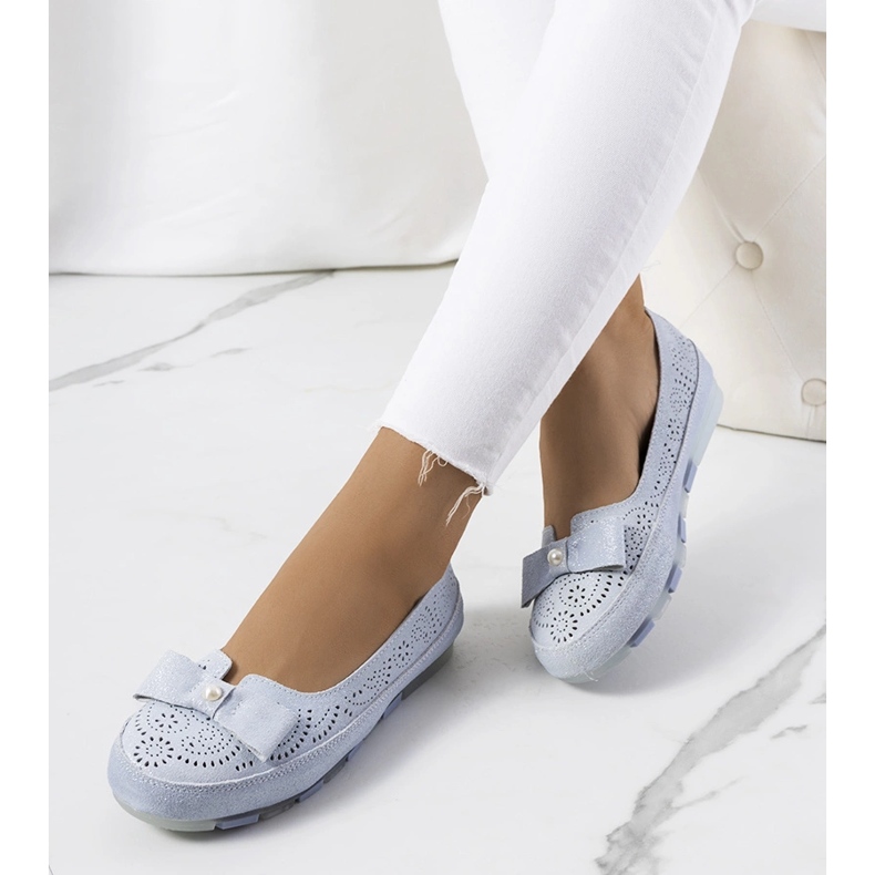 Catania blaue Lederschuhe 1