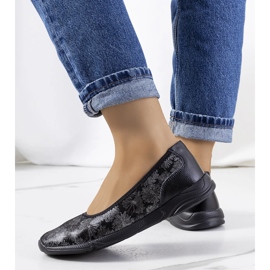 Bonnert Sneakers aus schwarzem Leder 1