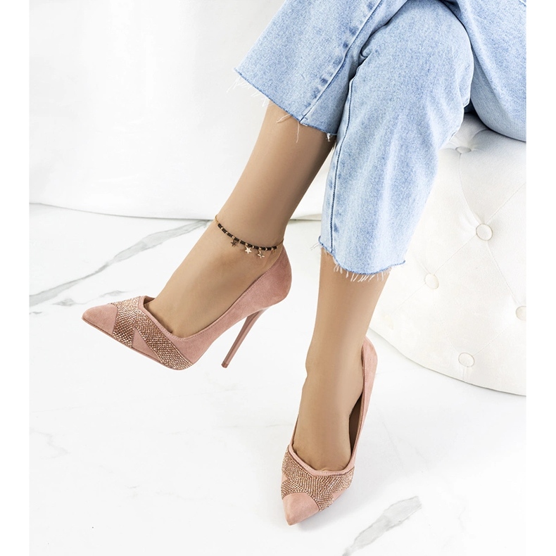 Stevens rosa Absätze 1