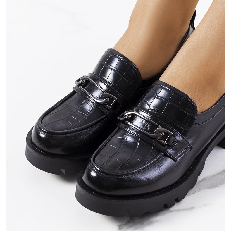 Schwarze Cornet-Loafer 2