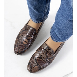 Brown Snakes Loafer braun 1