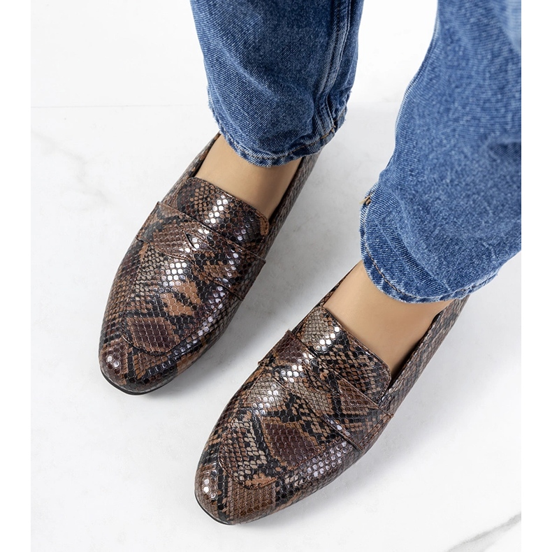 Brown Snakes Loafer braun 1