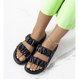 PA1 Schwarze Damenhausschuhe von Buzaco 2