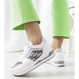 Weiße Aloisia-Turnschuhe 1