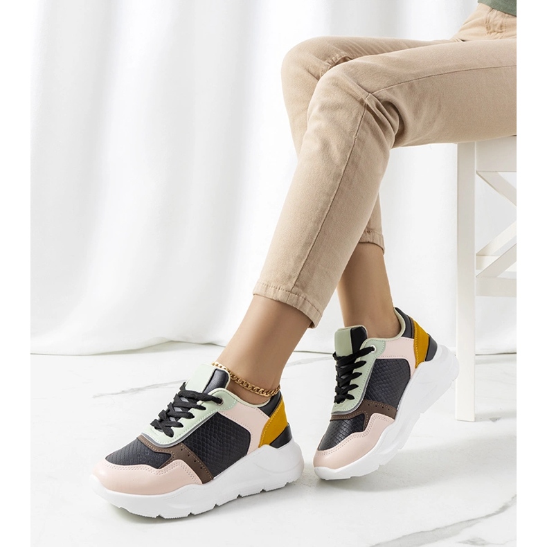 Schwarze Pottin-Sneaker für Damen 1