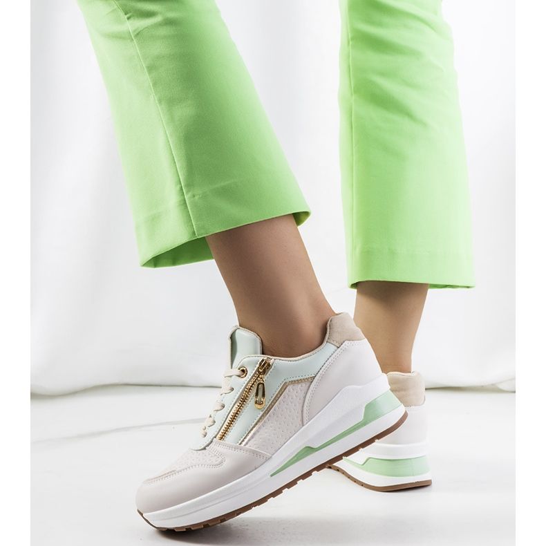 Allentown cremefarbene Turnschuhe mehrfarbig 1