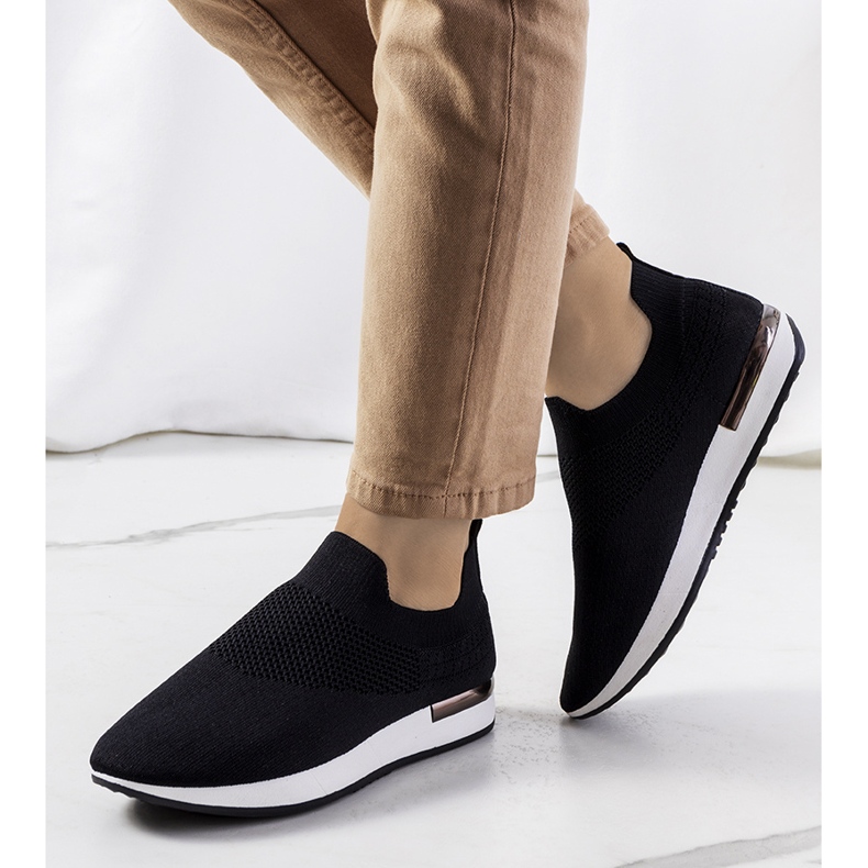 Schwarze Atlanta-Turnschuhe 1