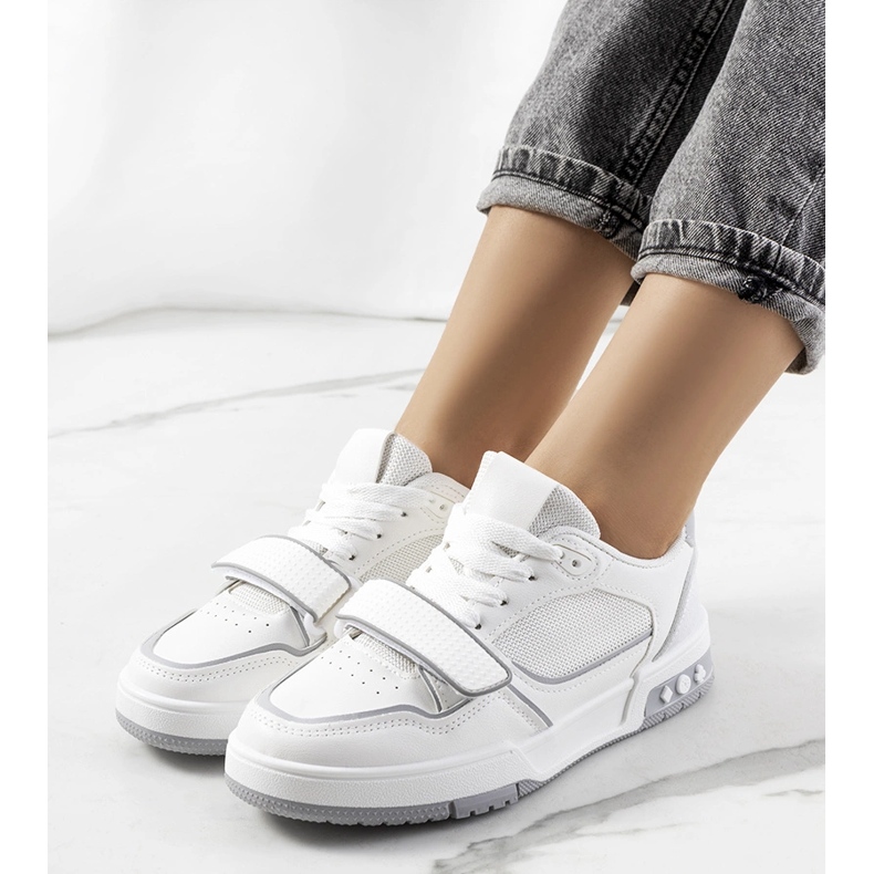Graue Kadie-Sneaker für Damen weiß 1