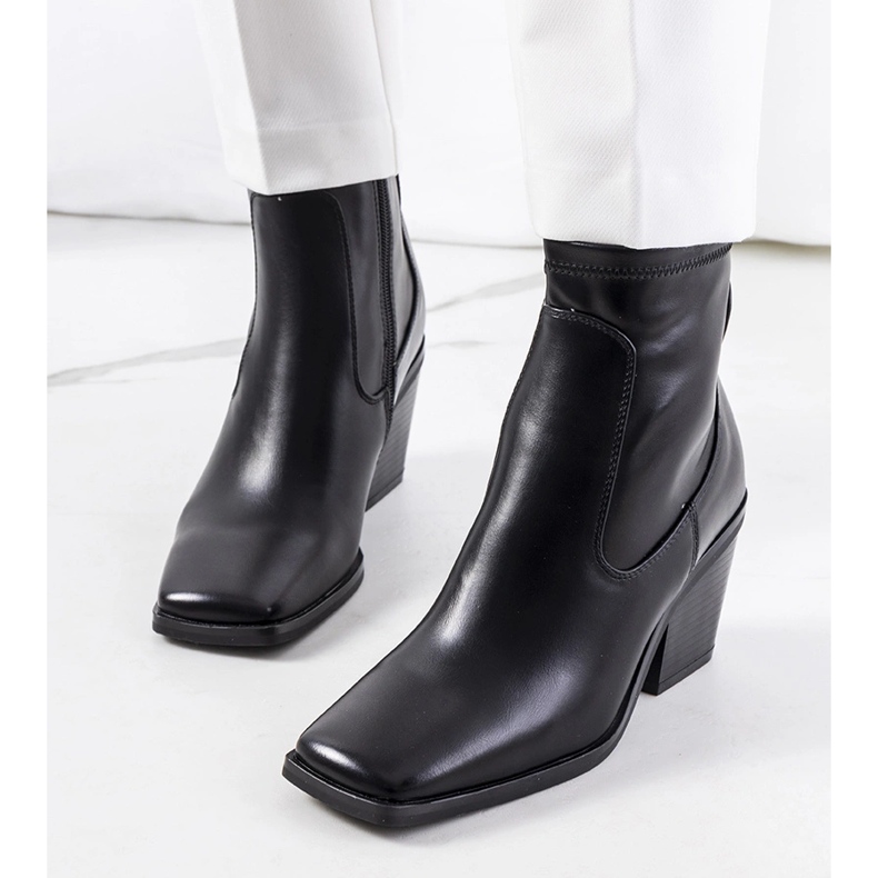 Schwarze Panucci High Heels 1