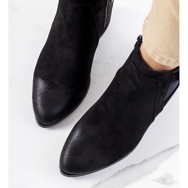 Schwarze Glenarm-Stiefel 1