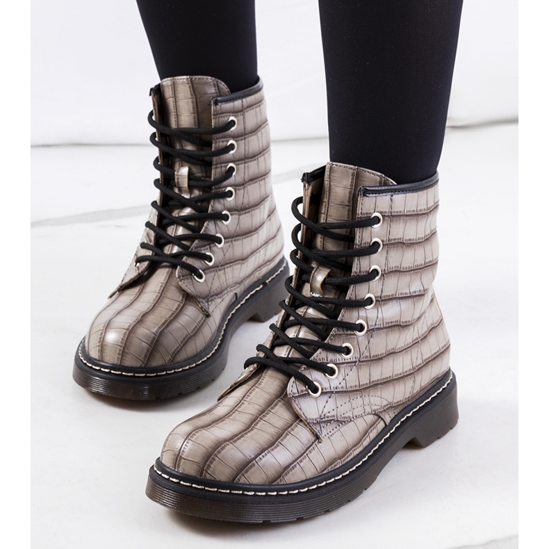 Graue Damenstiefel von Norte 1