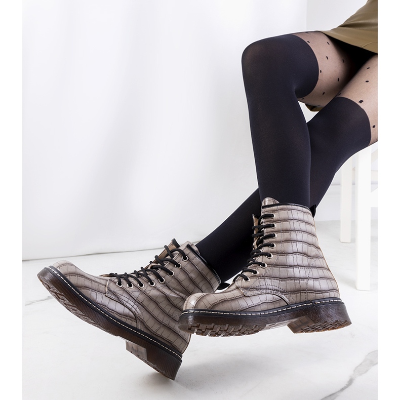 Graue Damenstiefel von Norte 2