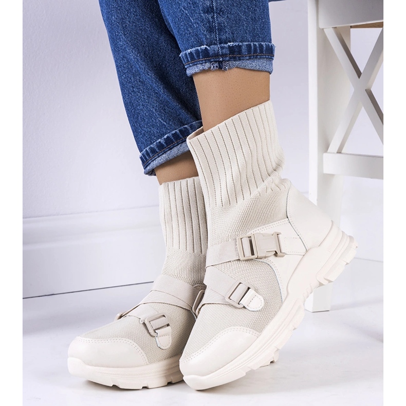 Beige Sneaker von Saker 1