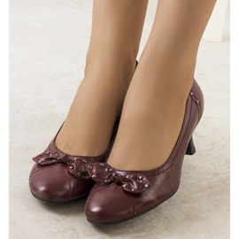 Rote Pumps mit Repina-Schleife 2