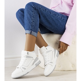 Graue Turnschuhe für den Knöchel Megatheo 1