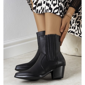 Schwarze Bento-Cowboystiefel 1