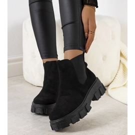 Schwarze Mooca-Stiefel für Damen 1