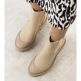 Beige Damenstiefel Detis 1