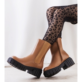 Melika braune Damenstiefel 1