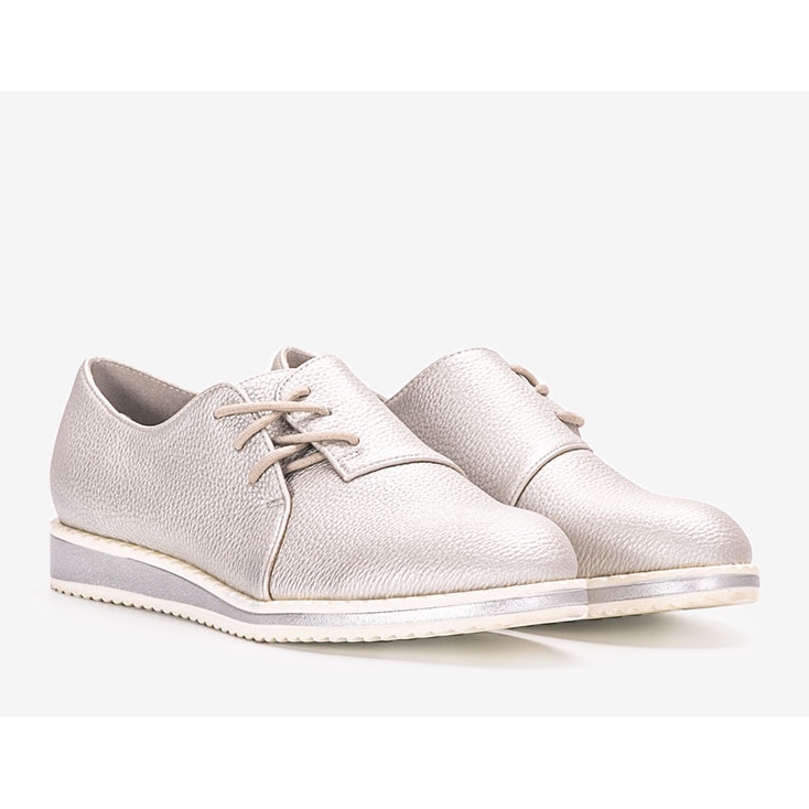 Inna Silberne Brogues von Ruma 1