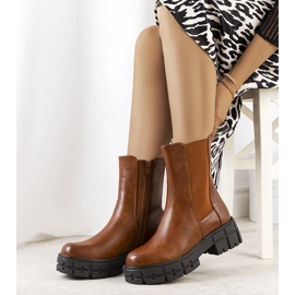 Braune Damenstiefel von Zulan 1