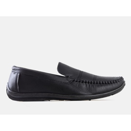 BM Schwarze Cordle-Slipper für Herren 1