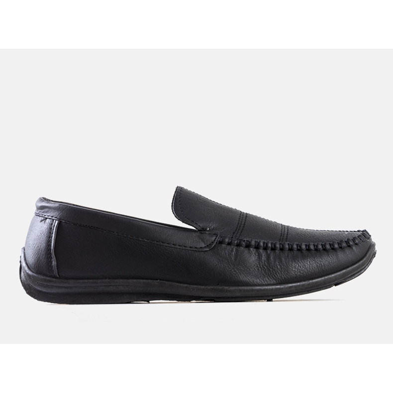 BM Schwarze Cordle-Slipper für Herren 1