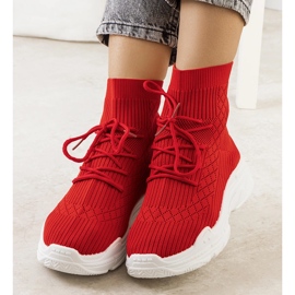 Rote Dowden-Socken 1