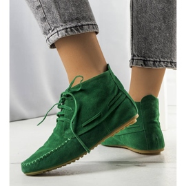 BM Grüne Lalo Öko-Wildlederstiefel 1