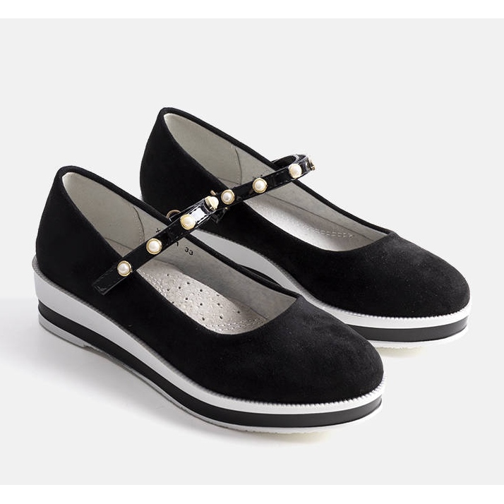 BM Renates schwarze Kinderballerinas 2