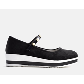 BM Renates schwarze Kinderballerinas 1