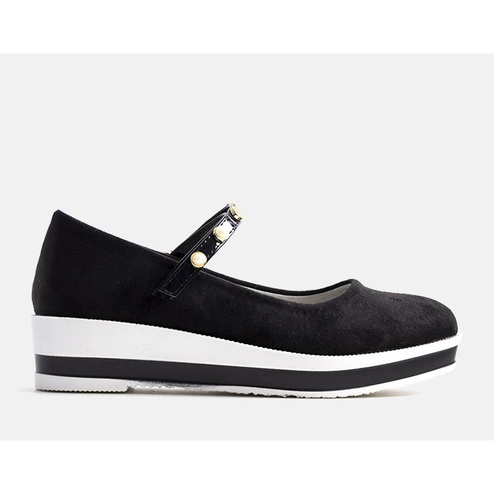 BM Renates schwarze Kinderballerinas 1