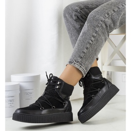 PA1 Schwarze Damen-Schneestiefel von Laursen 1