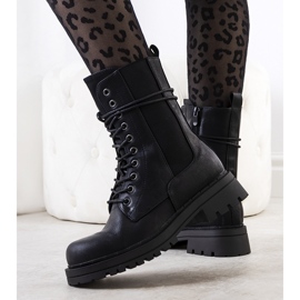 Schwarze Damenstiefel von Bromley 1
