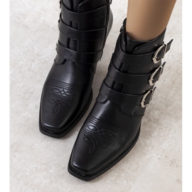 Schwarze Cowboystiefel von Montalvo 1