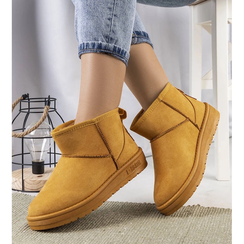 Big Star KK274289 Frauen beige Frauen Schneestiefel für Frauen 1