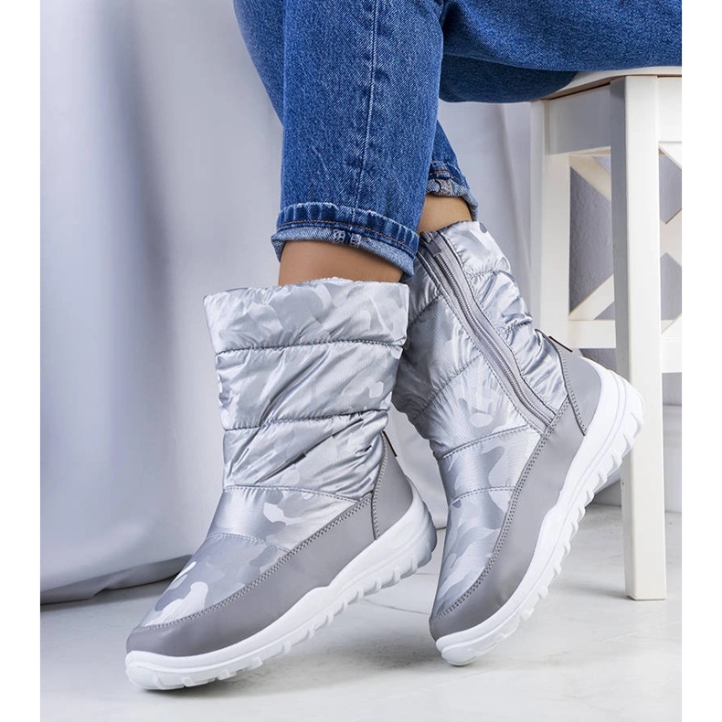 Big Star Graue Schneestiefel KK274600 mehrfarbig 1